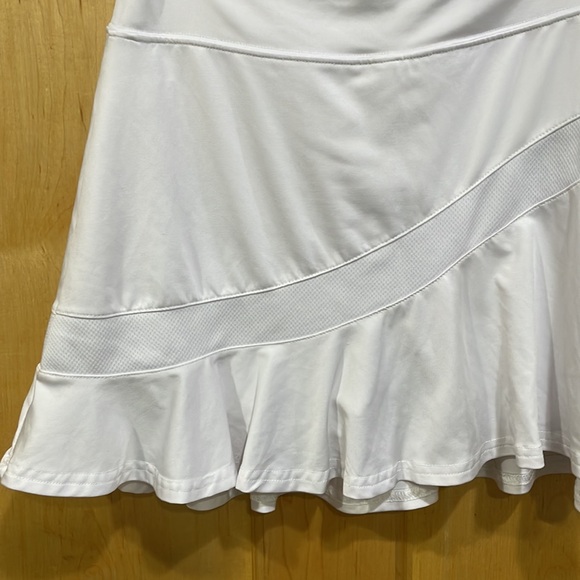 Ekouaer athletic white shirt attach trunks size S - Picture 3 of 12